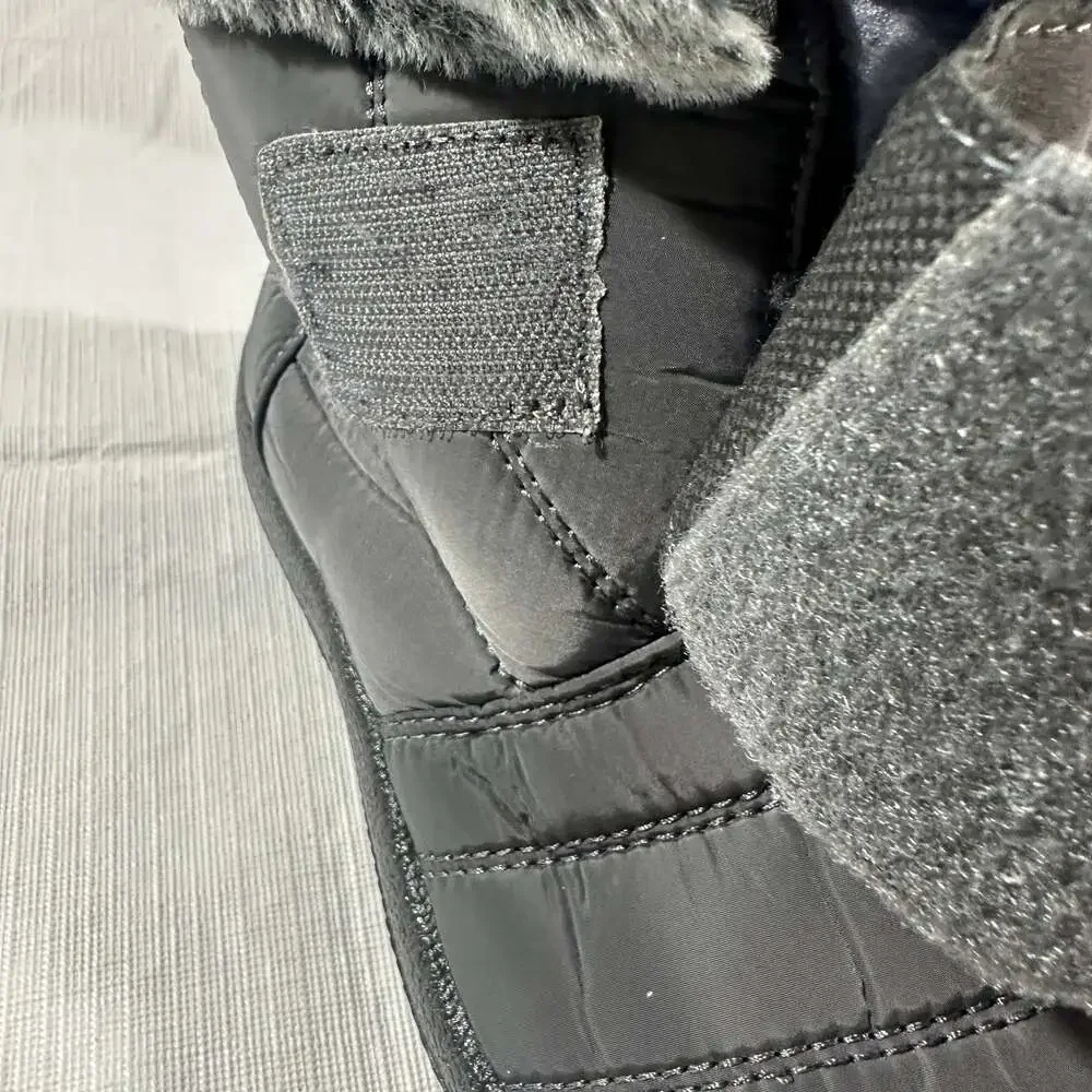 Aomigoct Boys Girls Winter Snow Boots: Waterproof Toddler Little Kid Boot